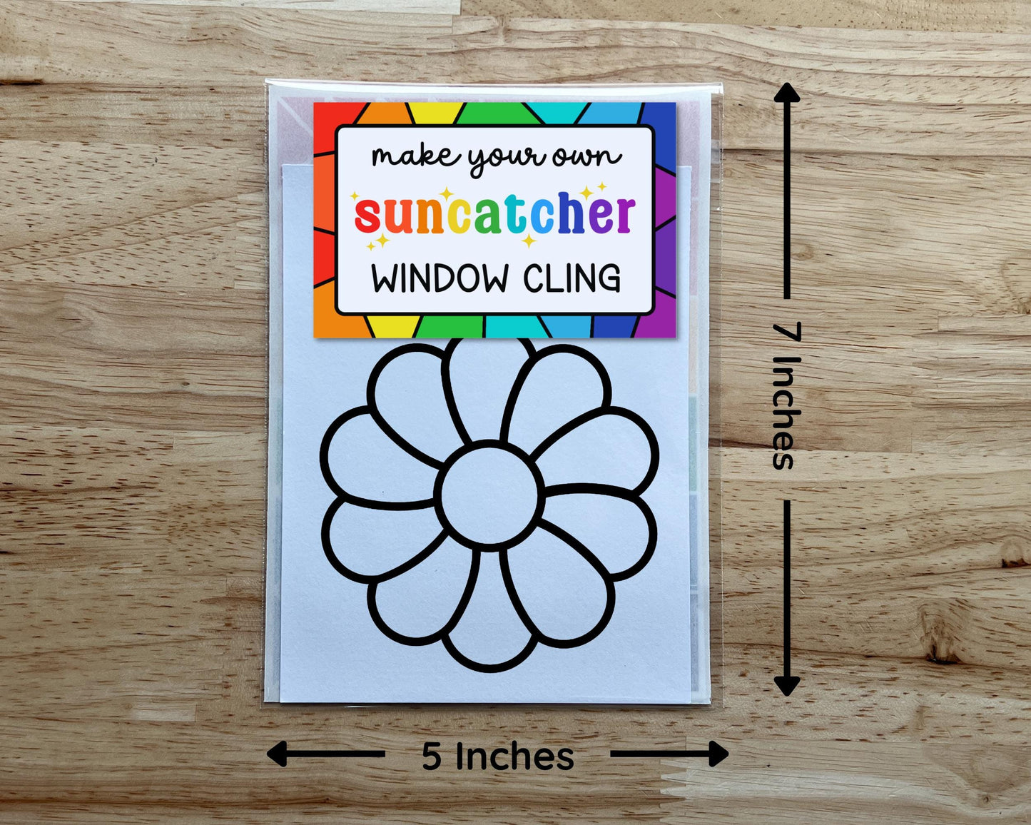 Daisy Suncatcher Sticker Craft Kit