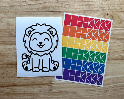 Lion Suncatcher Craft Party Favor