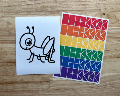 Grasshopper Suncatcher Craft Party Favor