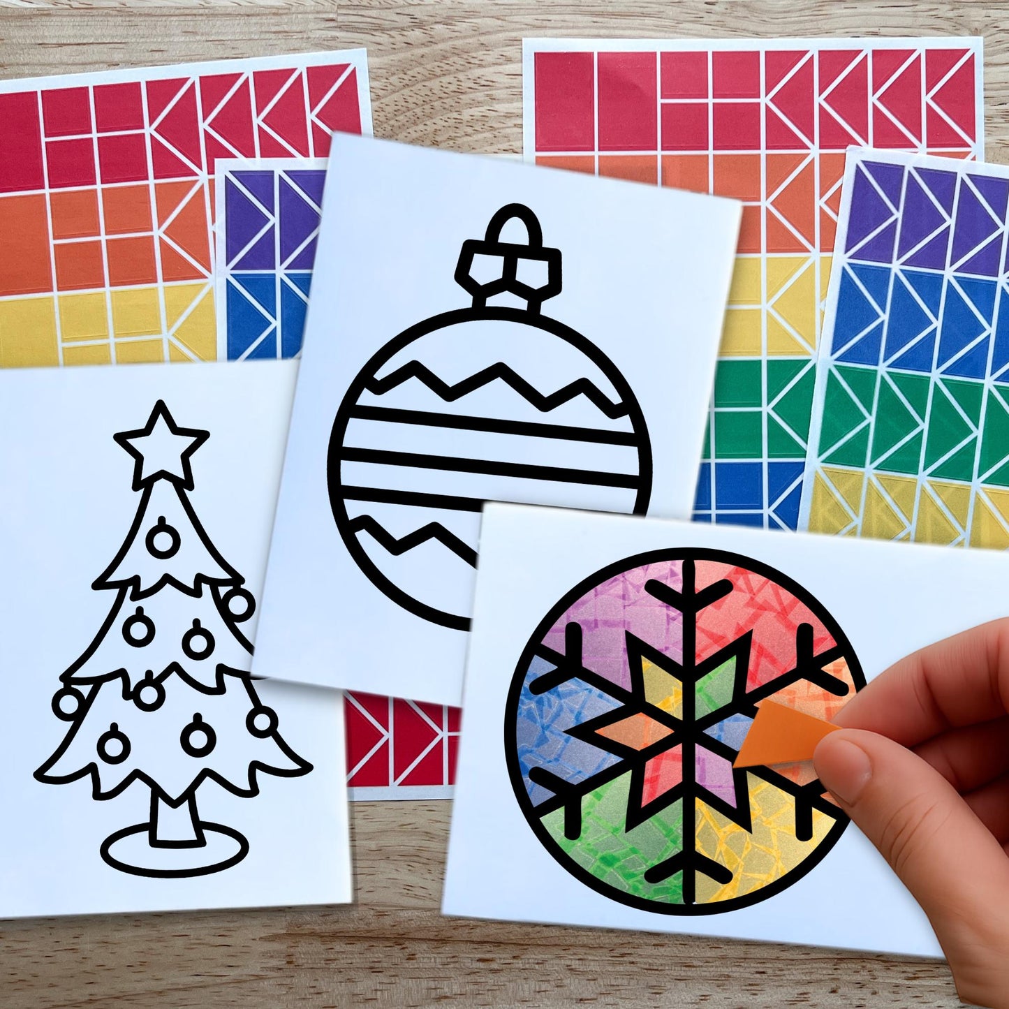 Bulk Christmas Party Suncatcher Craft Activity