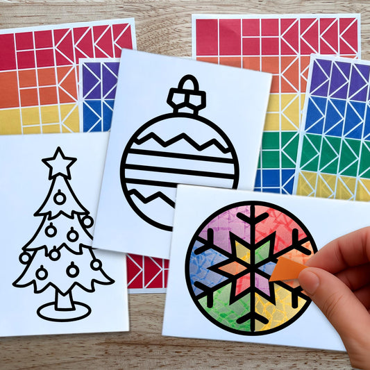 Bulk Christmas Party Suncatcher Craft Activity