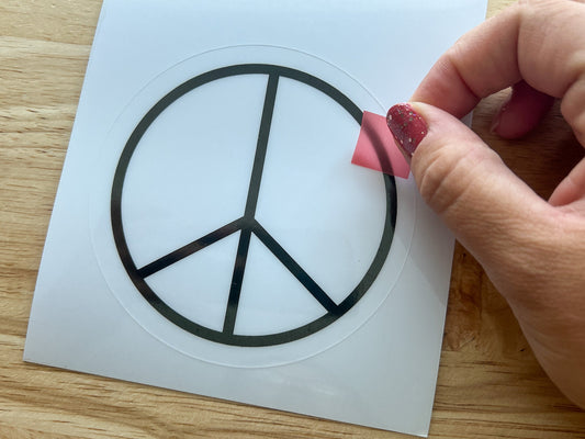 Peace Sign Suncatcher Craft Party Favor