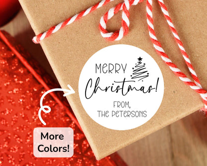 Merry Christmas Gift Labels (Set of 10)