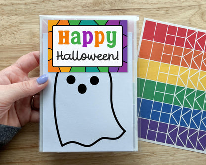 Ghost Suncatcher Sticker Halloween Craft Kit