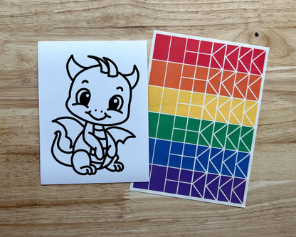 Dragon Suncatcher Craft Party Favor