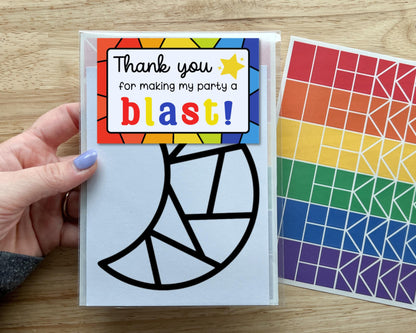 Moon Suncatcher Craft Party Favor