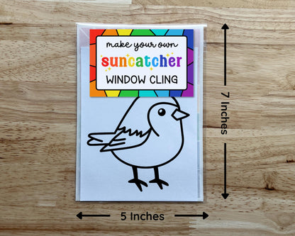 Bird Suncatcher Sticker Craft Kit