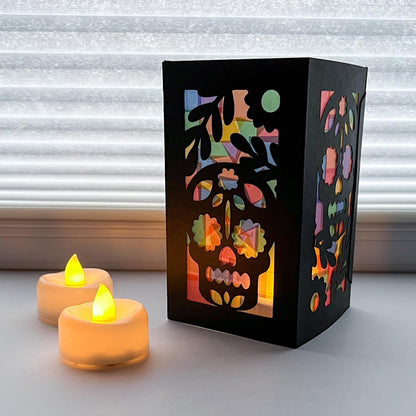Sugar Skull Lantern Craft Kit
