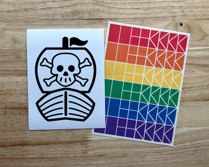 Pirate Suncatcher Sticker Craft Kit