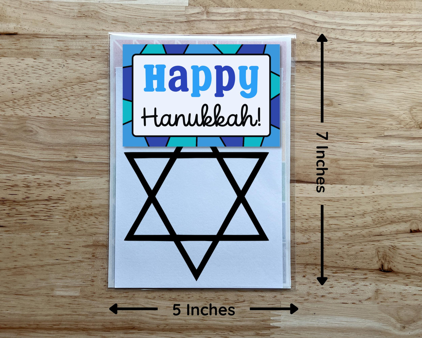 Star of David Suncatcher Sticker Craft Kit