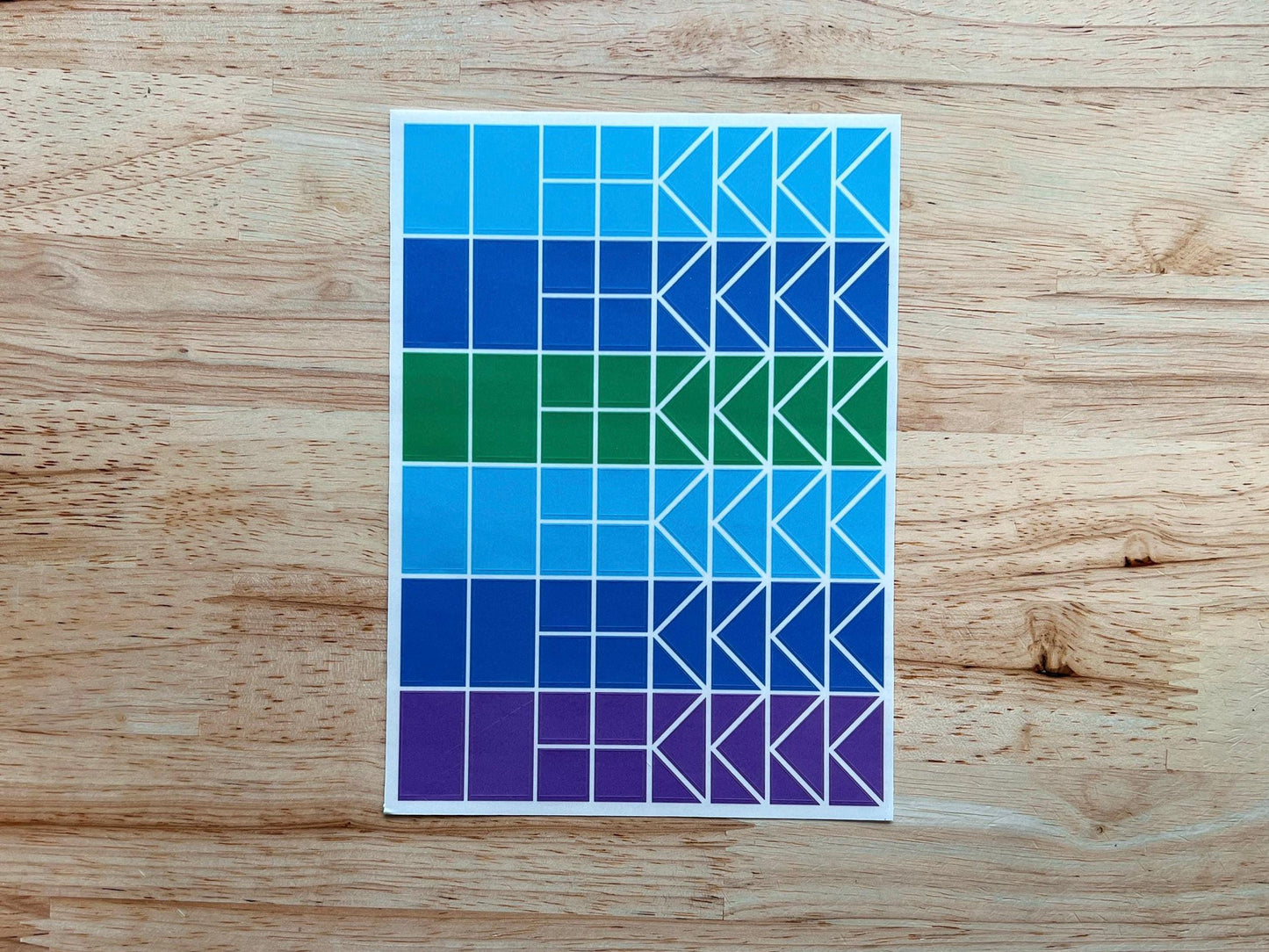 Winter Stained Glass Stickers