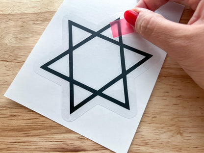 Star of David Suncatcher Sticker Craft Kit