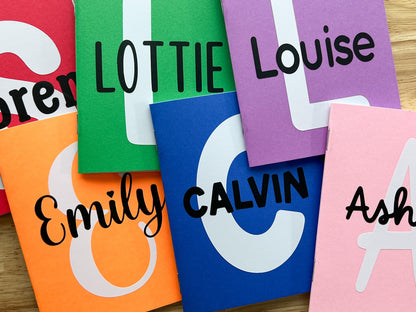 Custom Monogram Notepad for Kids