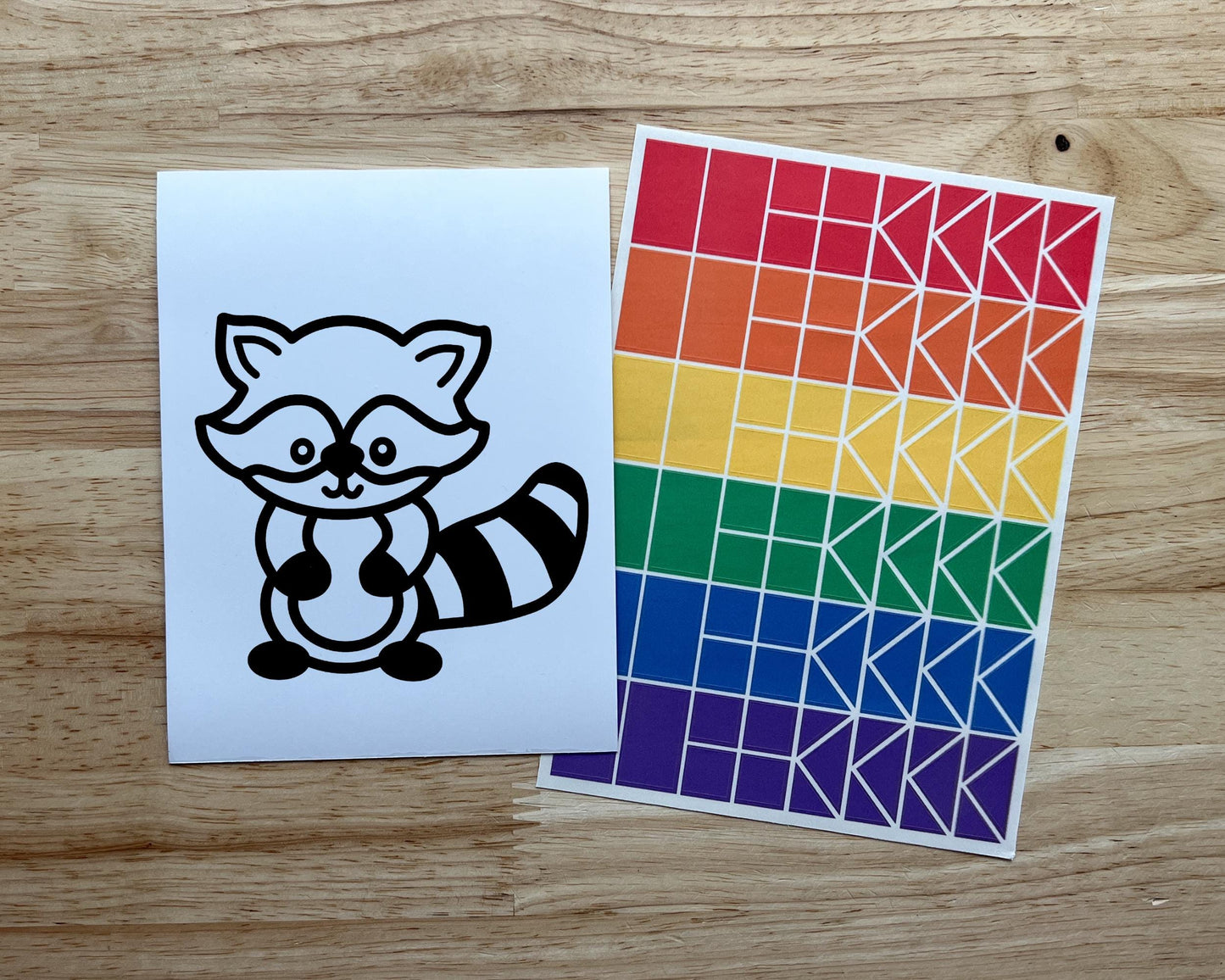 Raccoon Suncatcher Craft Party Favor