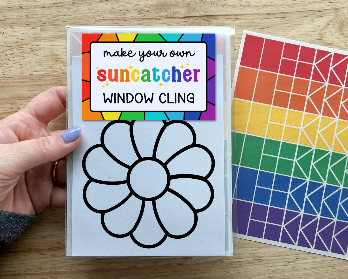 Daisy Suncatcher Sticker Craft Kit