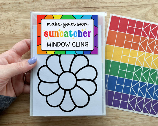Daisy Suncatcher Sticker Craft Kit