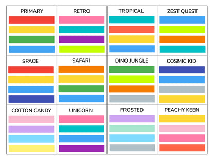 30 Standard Waterproof Name Sticker Labels