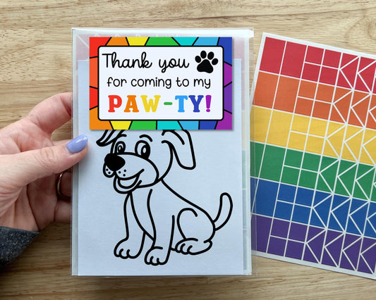 Dog Suncatcher Craft Party Favor