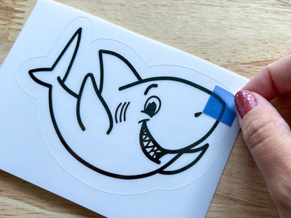 Shark Suncatcher Sticker Craft Kit