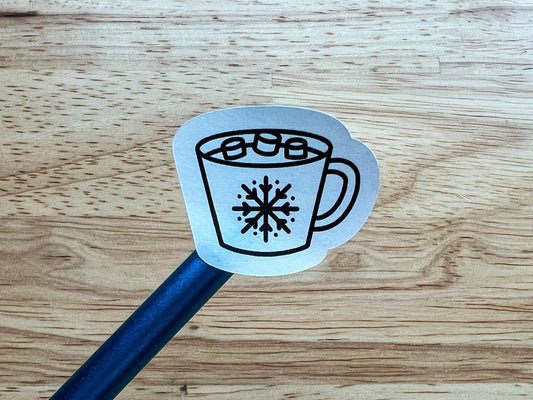 Winter Color Your Own Stickers