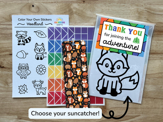 Woodland Animal Party Favor Bag