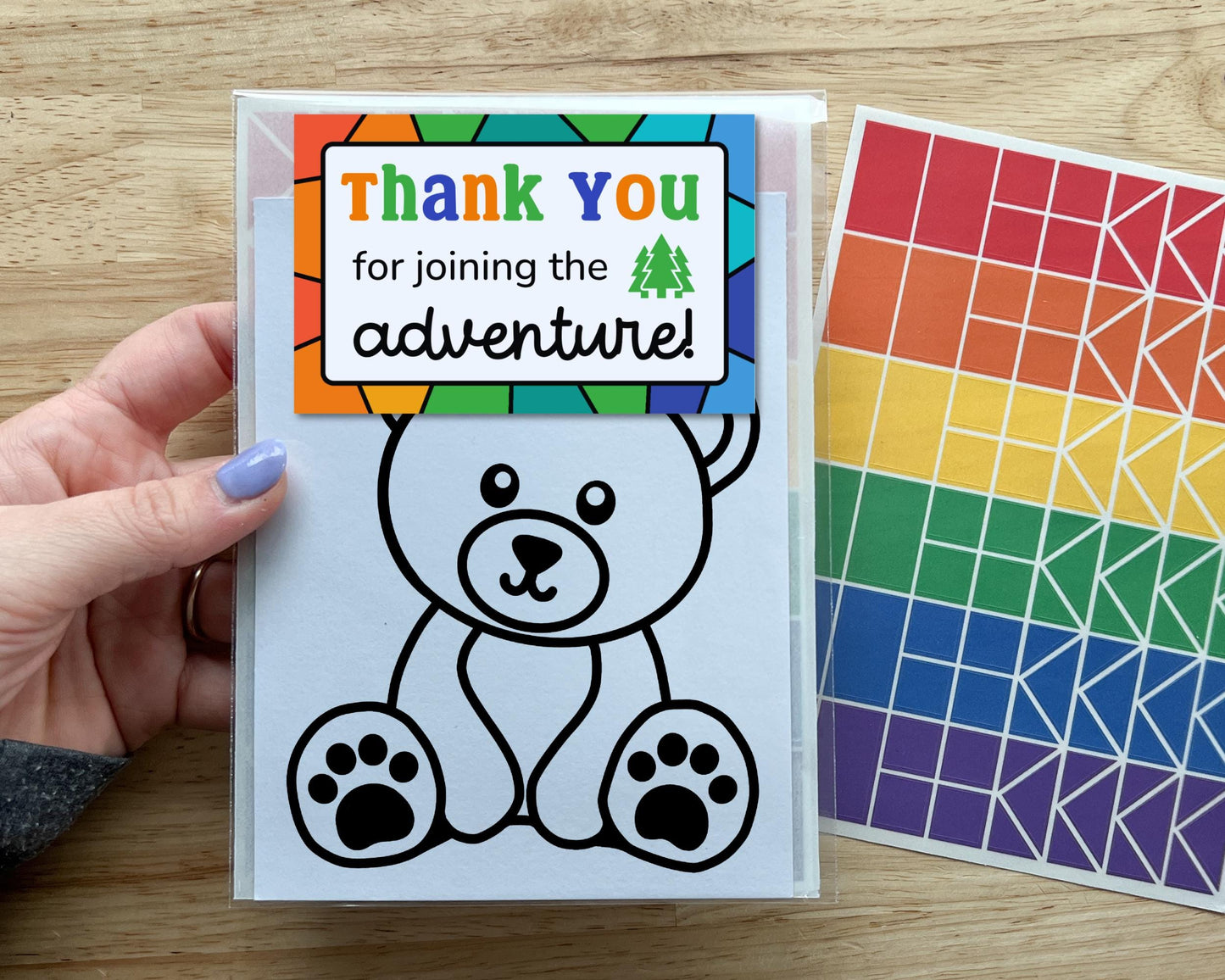 Bear Suncatcher Craft Party Favor