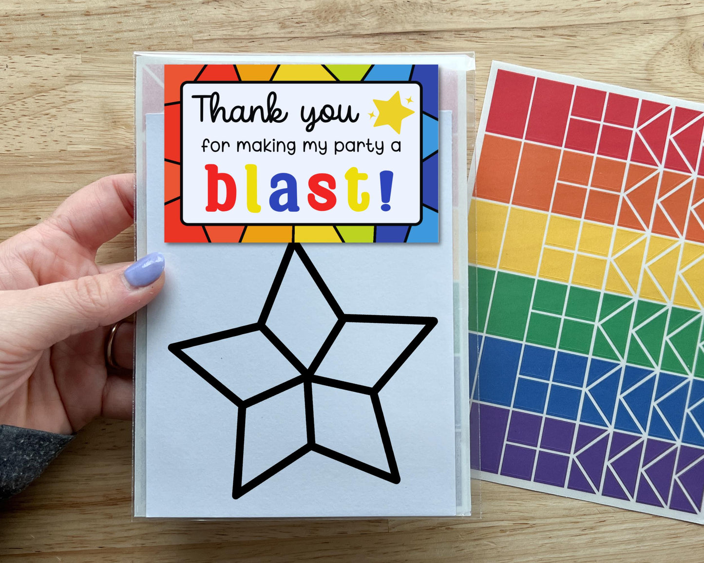 Star Suncatcher Craft Party Favor