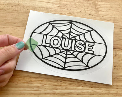 Personalized Halloween Suncatcher Sticker Craft Kit