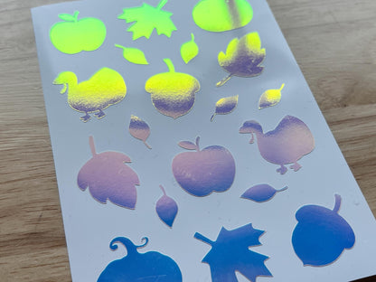 Thanksgiving Glow in the Dark Stickers
