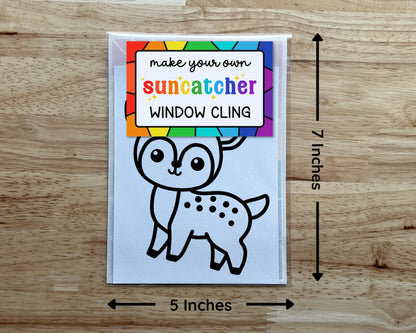 Deer Suncatcher Sticker Craft Kit