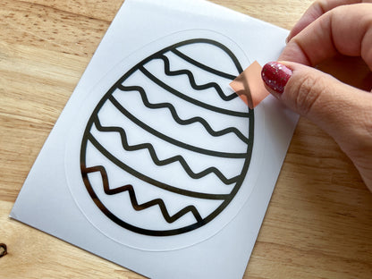 Easter Egg Suncatcher Sticker Craft Kit