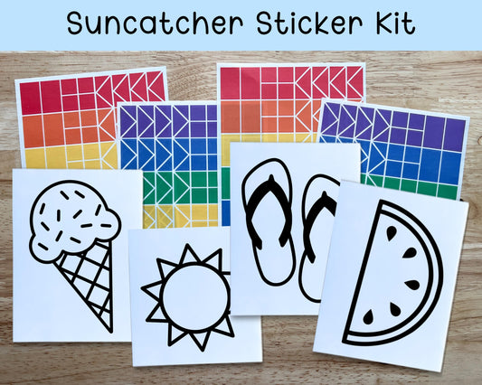 Summer Suncatcher Sticker Craft Kit