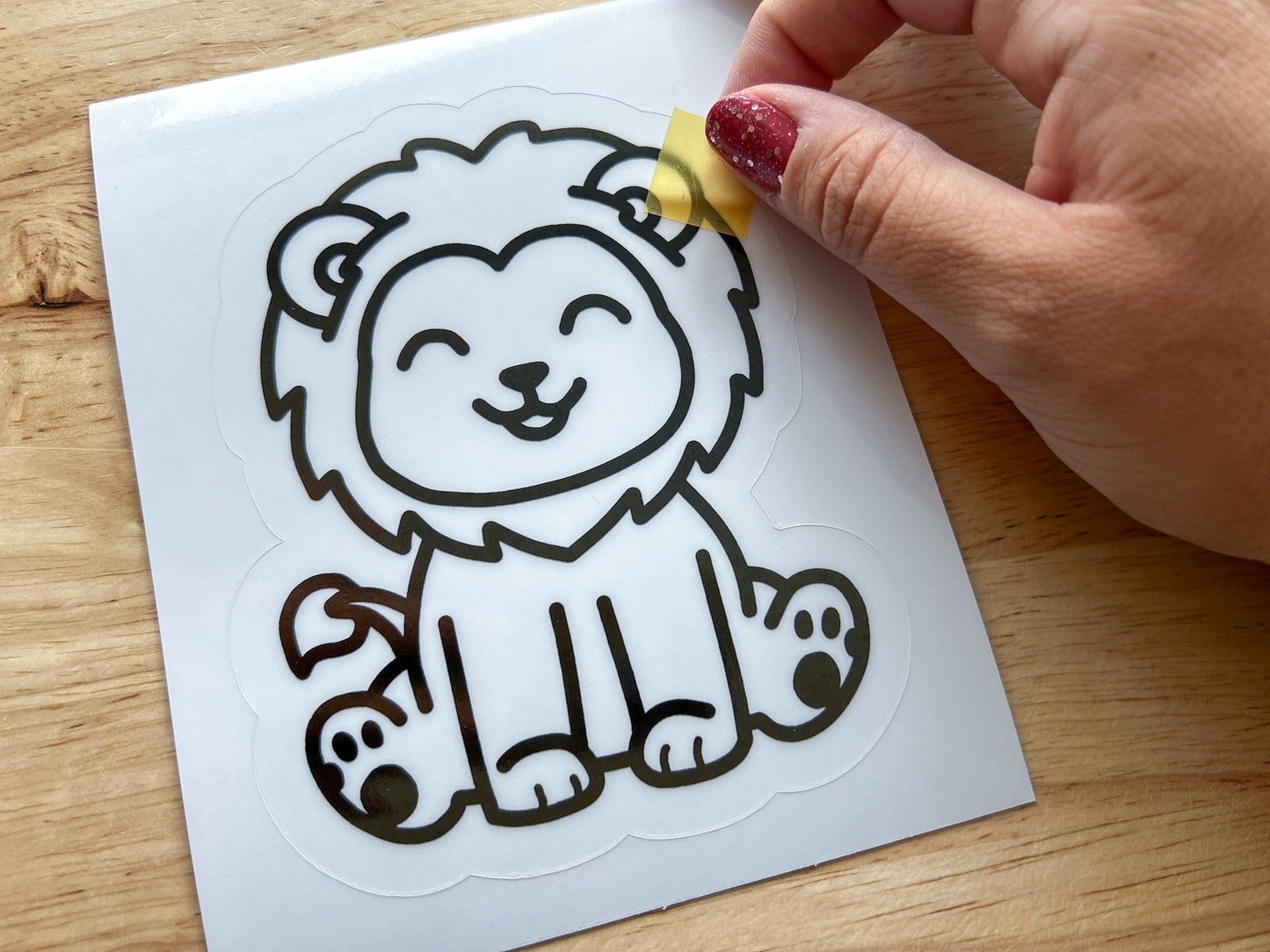 Lion Suncatcher Craft Party Favor