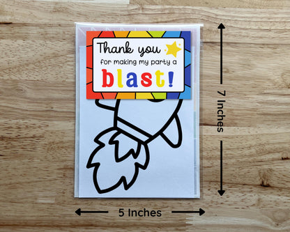 Rocket Suncatcher Craft Party Favor