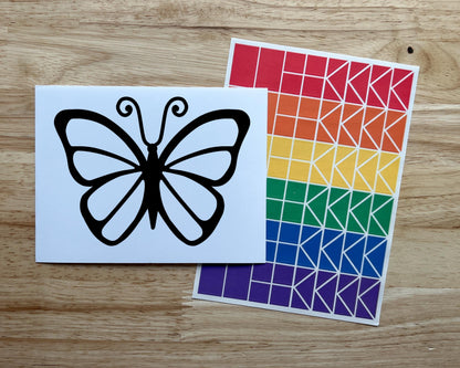 Butterfly Suncatcher Sticker Craft Kit