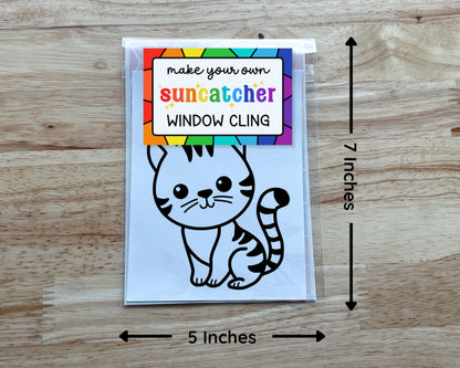 Pet Suncatcher Sticker Craft Kit Set of 4