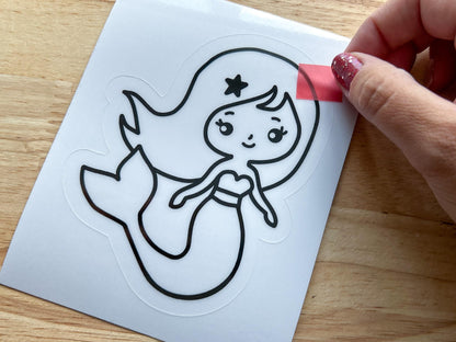 Mermaid Suncatcher Sticker Craft Kit