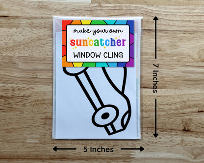 Racecar Suncatcher Sticker Craft Kit