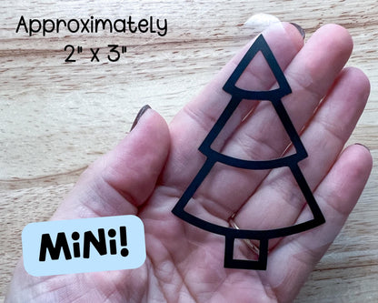 Mini Christmas Tree Suncatcher, Holiday Craft Kit