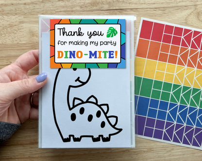 Brontosaurus Suncatcher Craft Party Favor