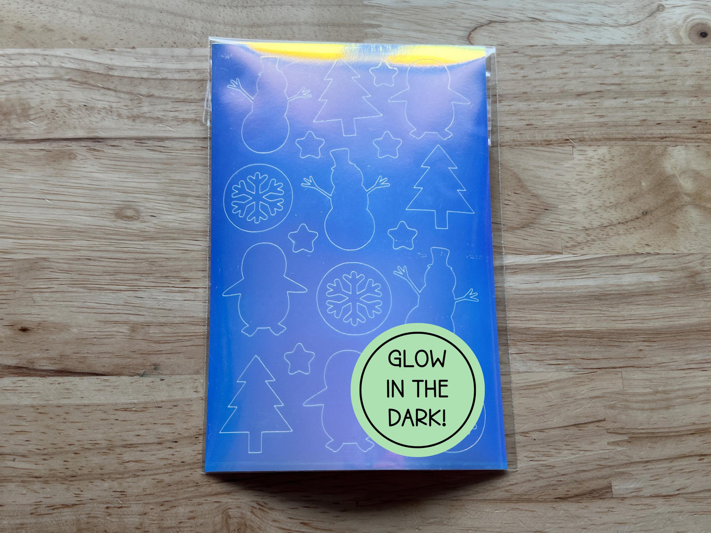 Winter Glow in the Dark Stickers