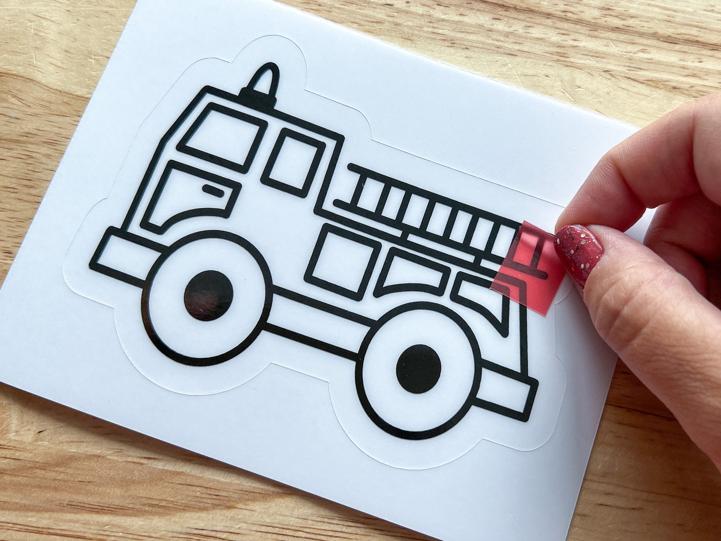 Emergency Vehicle Suncatcher Sticker Craft Kit, Set of 4