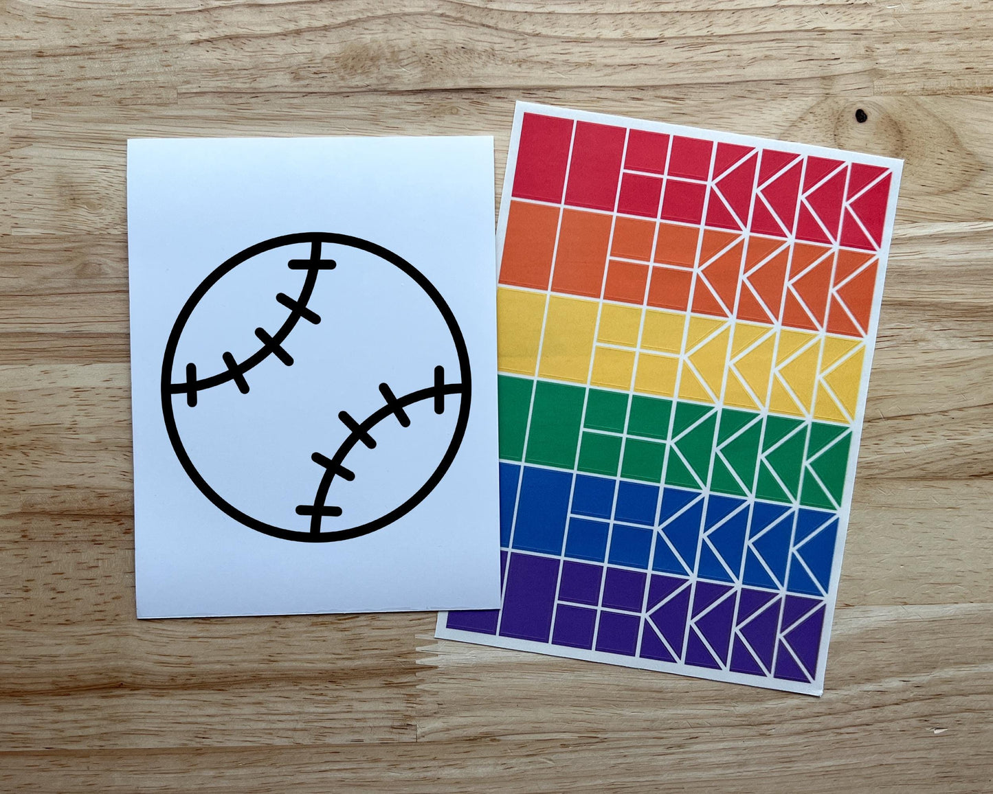 Softball Suncatcher Craft Party Favor