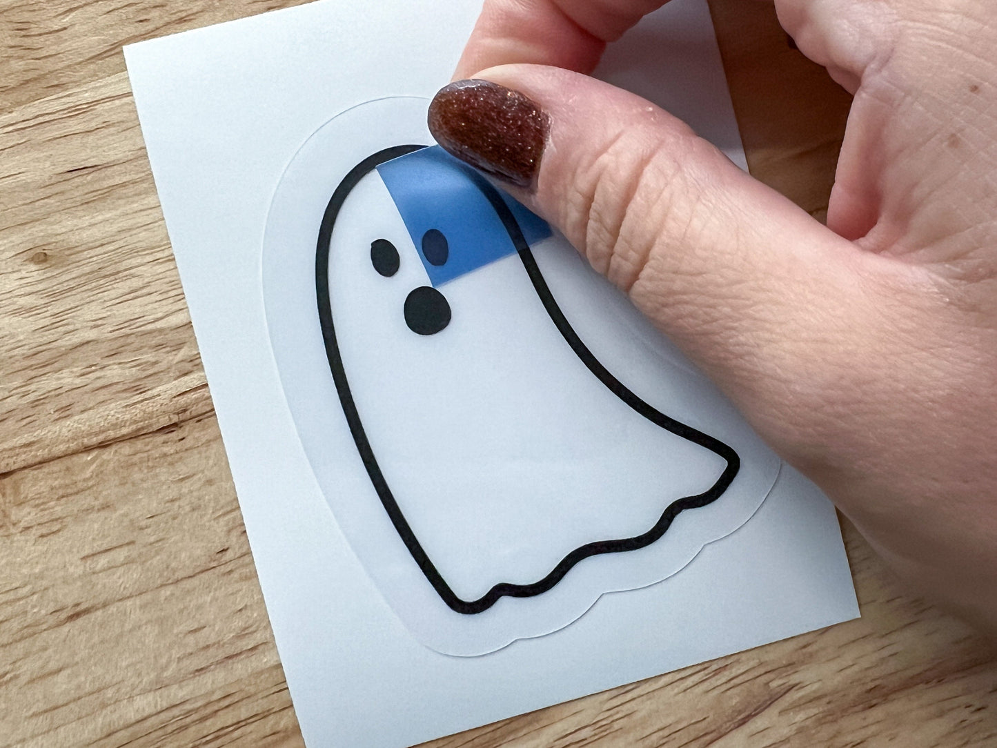 Mini Ghost Halloween Suncatcher Sticker Craft Kit