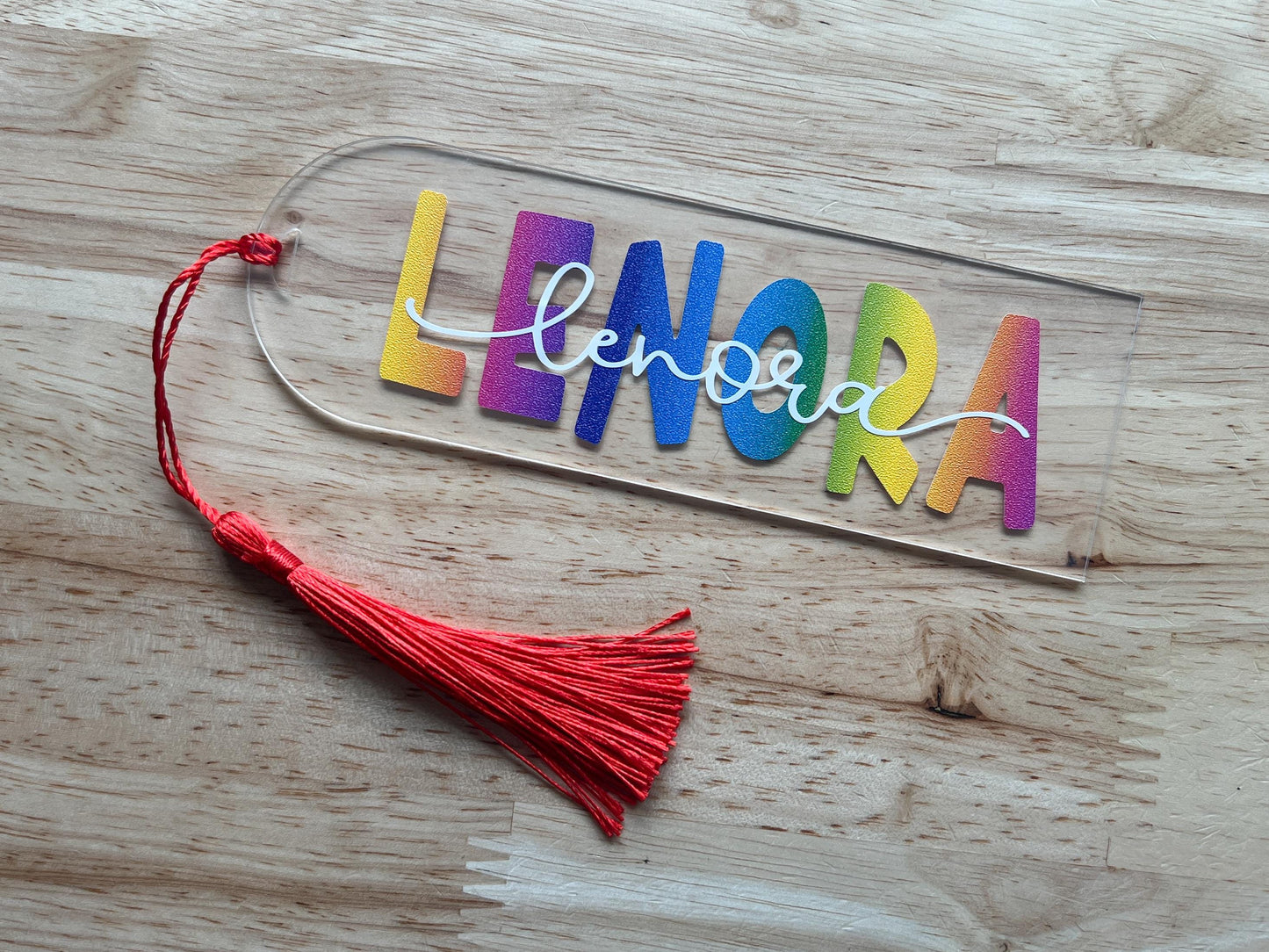 Personalized Acrylic Bookmark