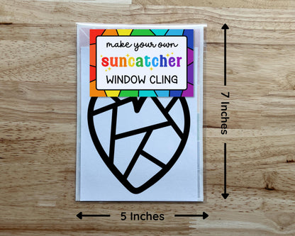 Heart Suncatcher Sticker Craft Kit