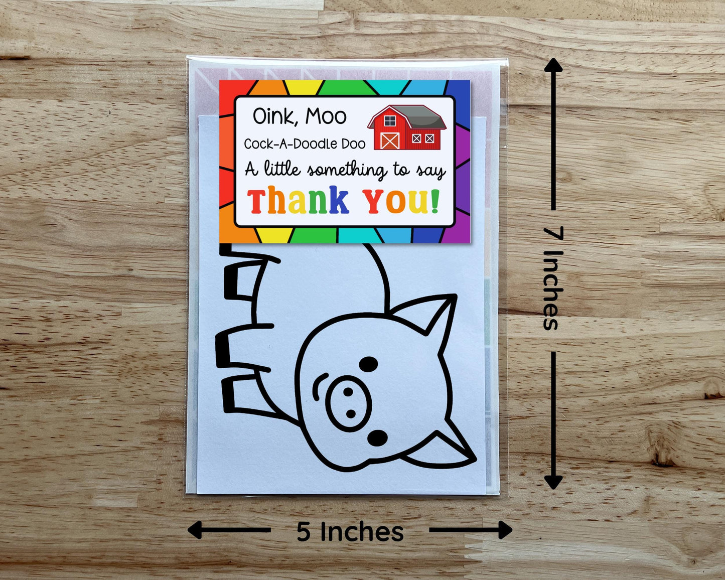 Pig Suncatcher Craft Party Favor
