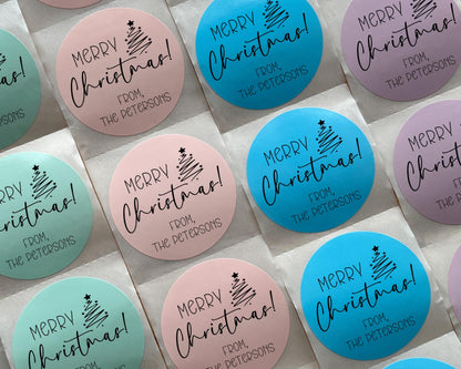 Merry Christmas Gift Labels (Set of 10)