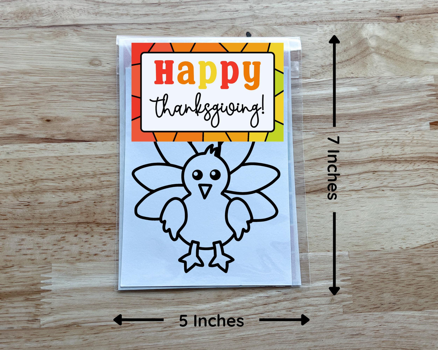 Thanksgiving Suncatcher Sticker Craft Kit, Set of 4