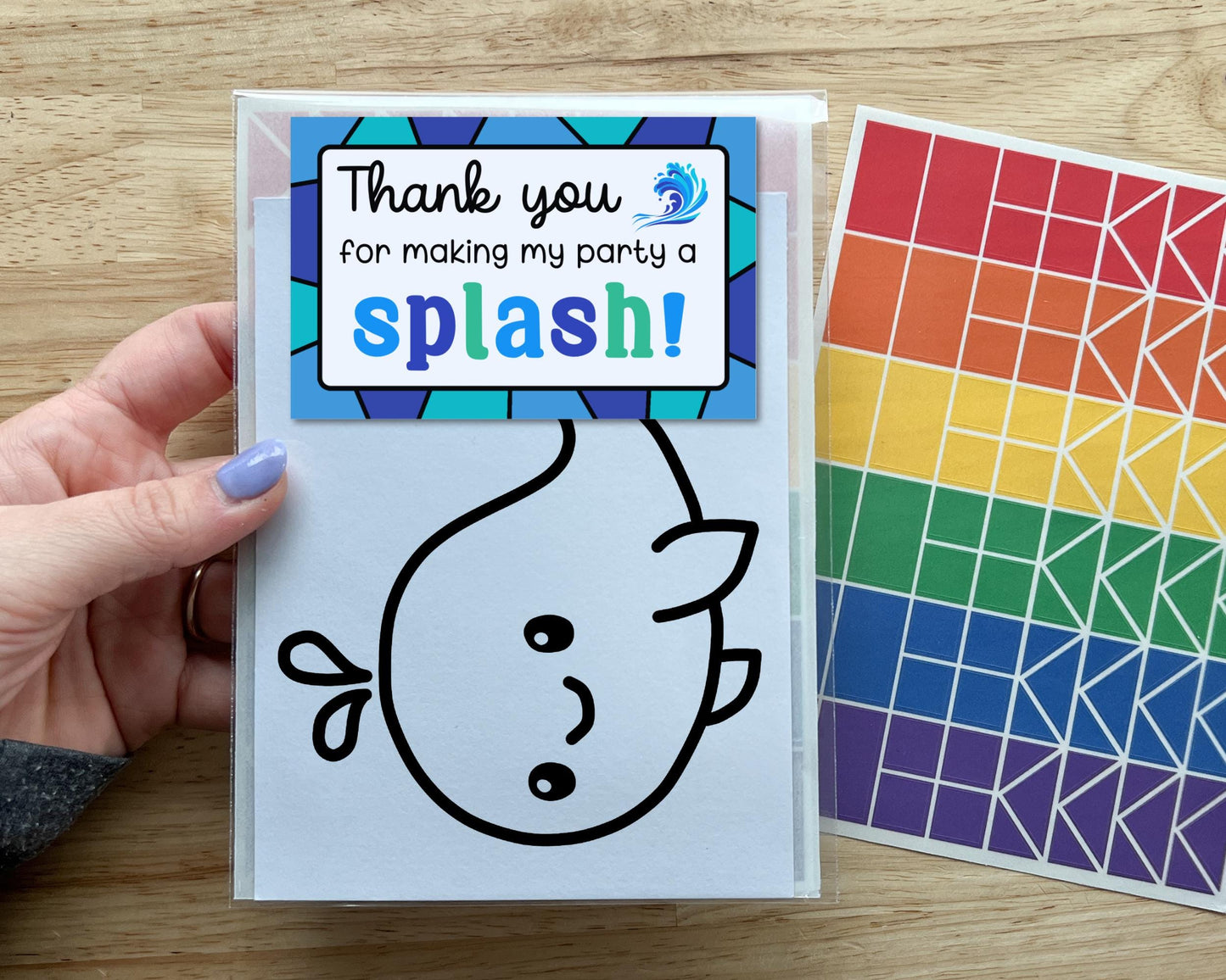 Whale Suncatcher Craft Party Favor